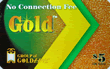 Gold phone card for Canada