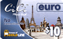 $10.00 CiCi Euro prepaid phone card