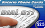 $2.50 Dial 011 prepaid phone card