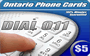 Dial 011 phone card for India