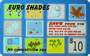 $10.00 Euro Shades prepaid phone card