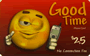$2.50 Good Time phone card