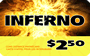 $2.50 Inferno phone card