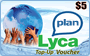 $5.00 Lyca Plan prepaid phone card