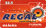 $2.50 Regal phone card