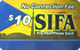 $10.00 SIFA phone card