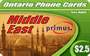 $2.50 Talk Middle East prepaid phone card