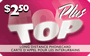 $2.50 Top Plus (East) phone card