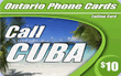 Call Cuba phone card